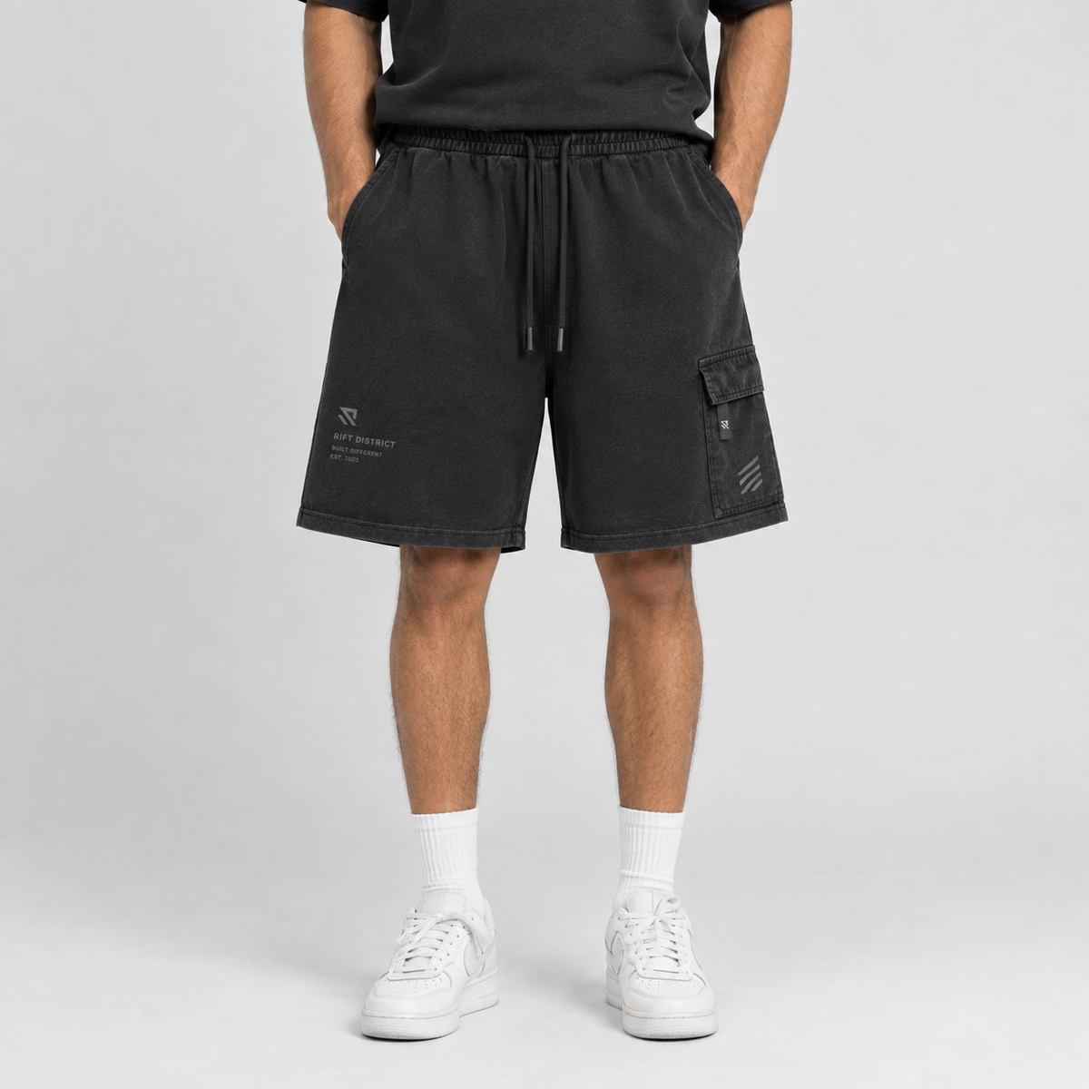 Afterdark Utility Shorts - Black