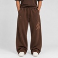 Widecut Cargo Fleece Pants - Mocha