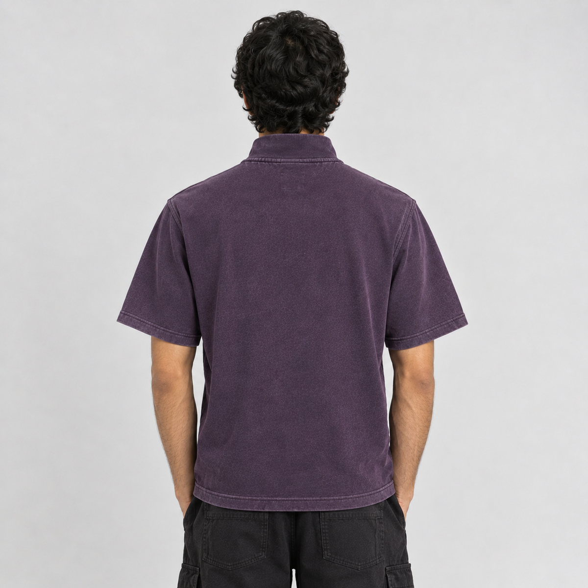 After Hours Zip Tee - Plum