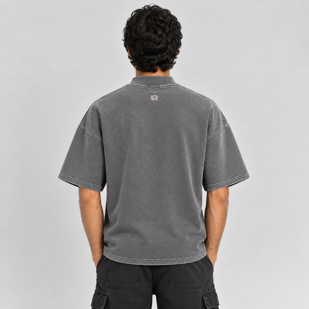 Concrete Zip Tee - Grey